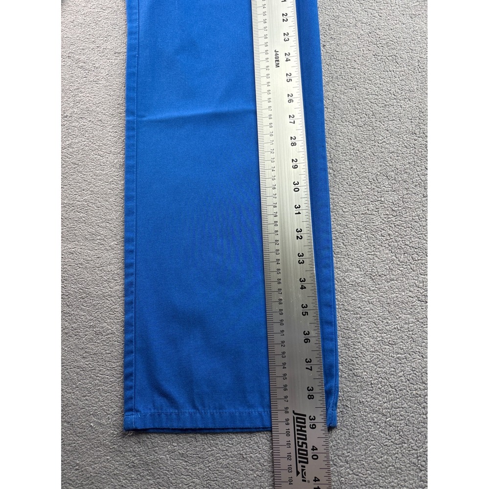 Dickies Royal Blue Cargo Scrub Pants Elastic Waist Straight Leg 86106 Small S - Picture 2 of 12